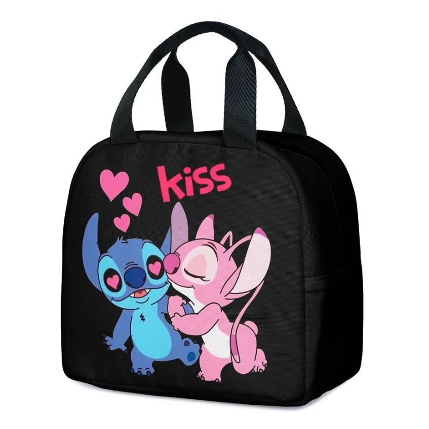 MINISO Stitch Children\'s Lunch Bag Primary School Lunch Box Bag Children\'s Best Gift Cartoon Mochila Best Gift for Children