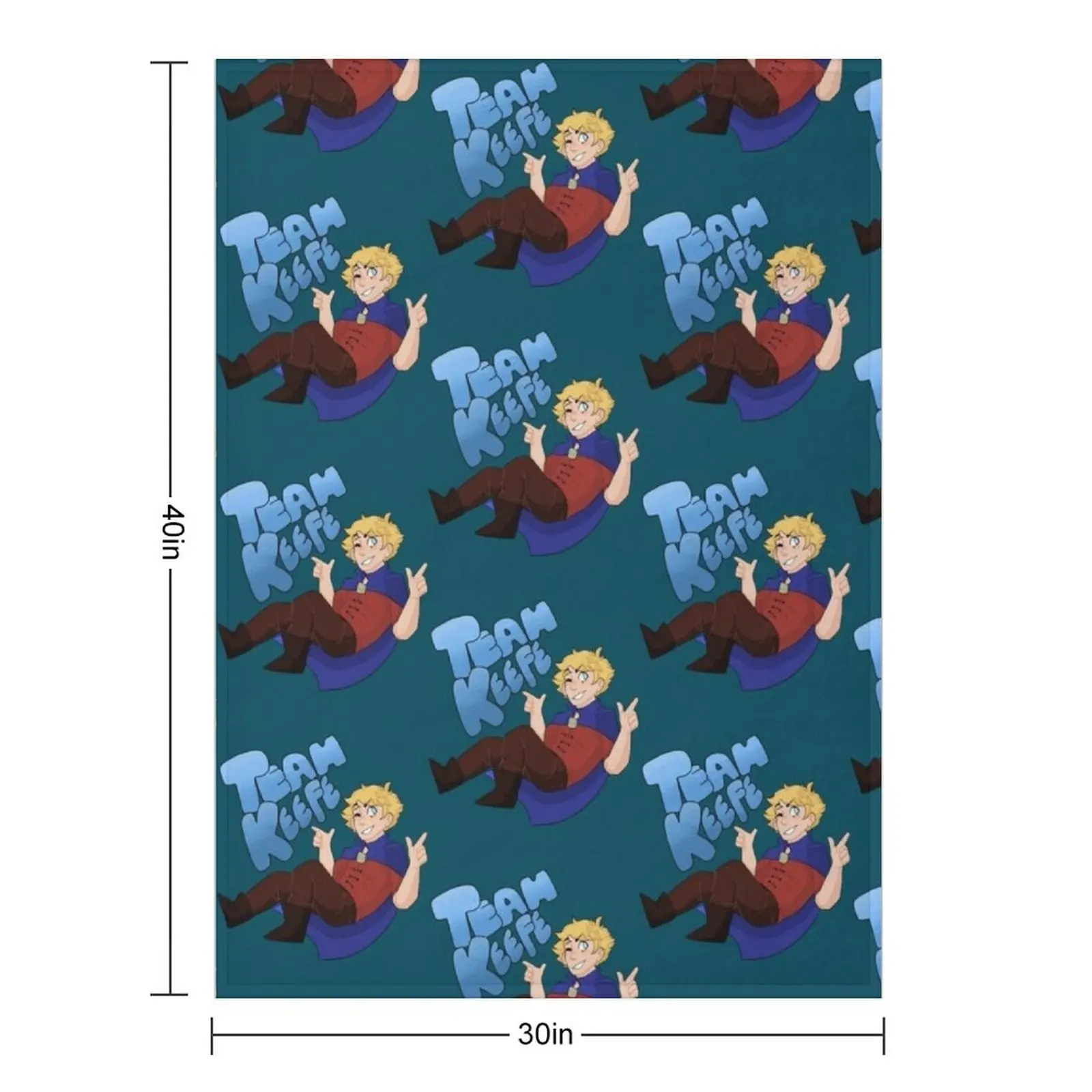 Team Keefe Throw Blanket cosplay anime Sofa Throw Cute Plaid Luxury Throw Blankets