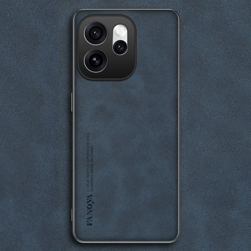 حافظة جلدية بلوري لهاتف OPPO Reno 15، حافظة جلدية من البلاستيك الصلب المضاد للصدمات