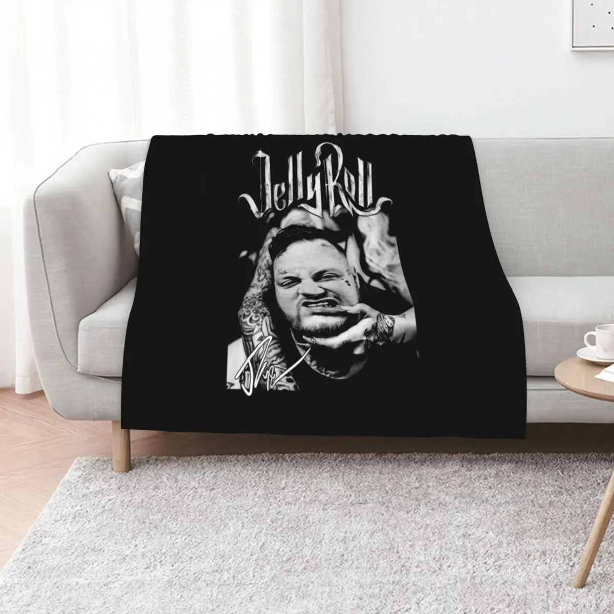 Jelly Roll Whitsit Chapel Singer Country Music Throw Blanket Bed covers Cute Beach christmas decoration Sofa Throw Blankets