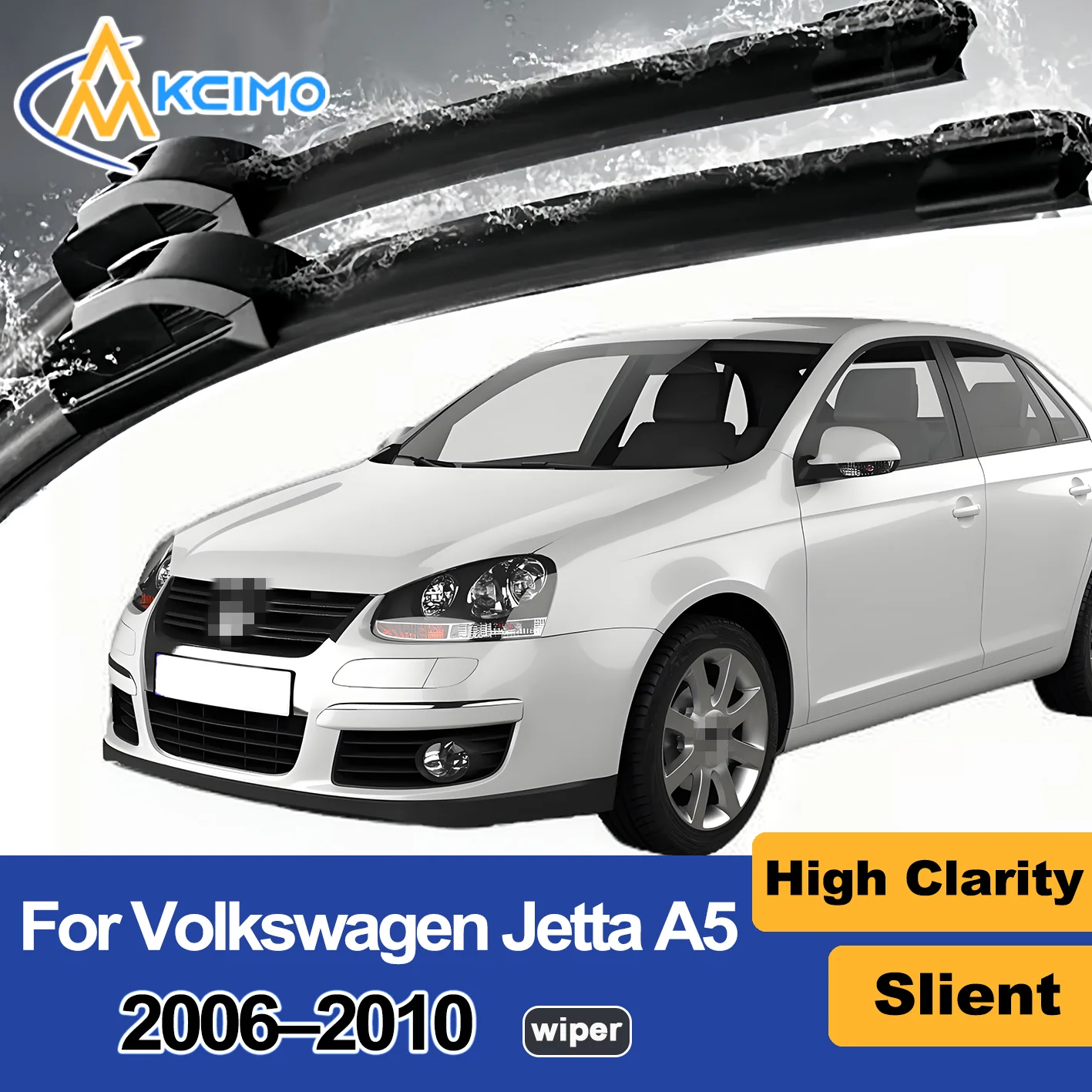 

2PCS New Wiper Blades for Volkswagen Jetta A5 1K 2006-2010 Volkswagen Bora (Mexico and Colombia) Volkswagen GLI Volkswagen Sagit