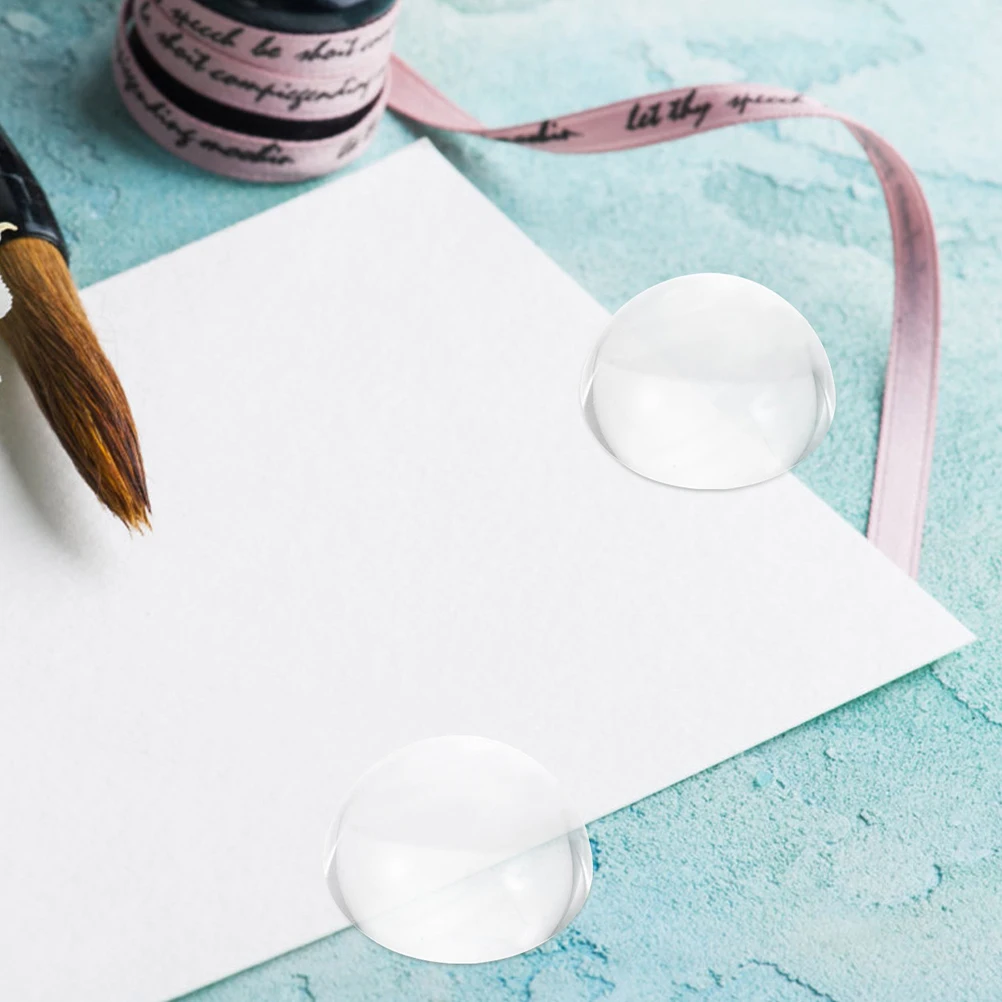 2 قطعة ثقالة الورق على شكل قبة زجاجية وزن ورق الخط للرسم وممارسة الكتابة وأوزان النسيج والخياطة واليد المريحة الناعمة #1