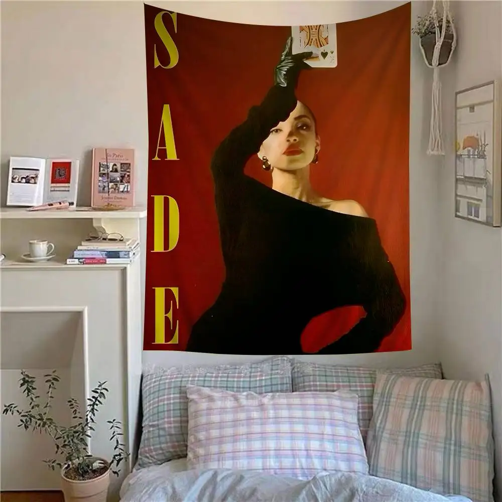 Band S-Sade Adu Singer Hanging Bohemian Tapestry Bohemian Wall Tapestries Mandala Cheap Hippie Wall Hanging