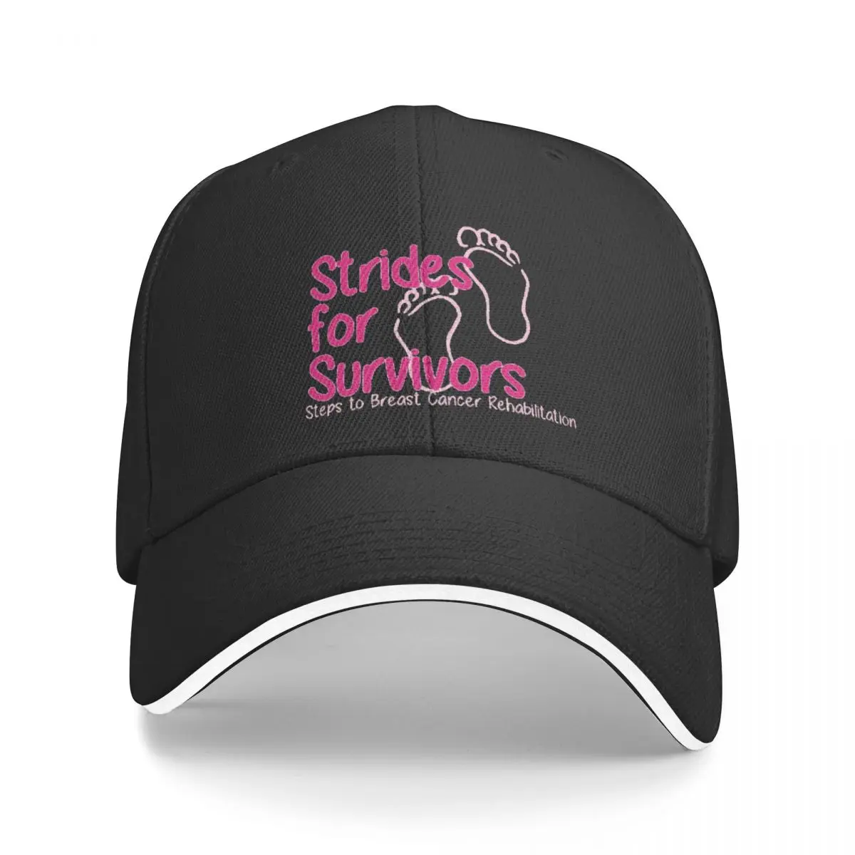 Strides For Survivors Baseball Cap Christmas Hat Big Size Hat Ball Cap Hat Baseball Cap Woman Hats Men's