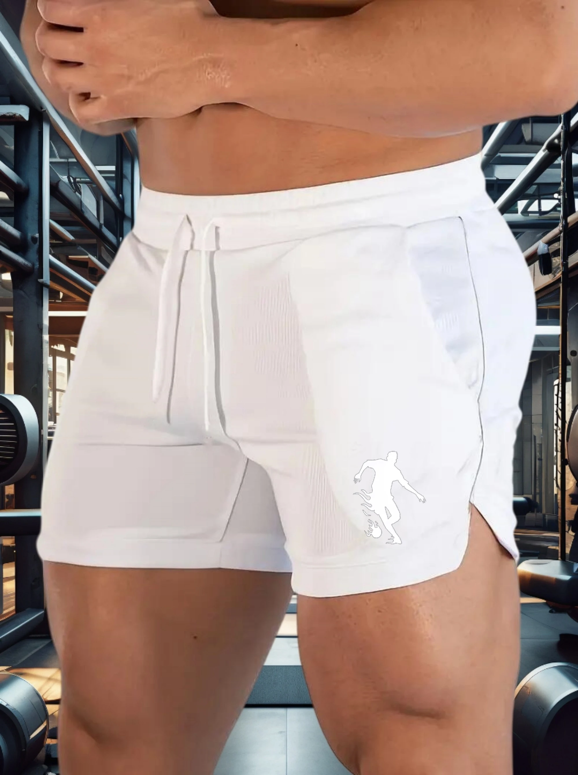 Nuovi pantaloncini americani casual estivi alla moda all'aperto Pantaloni a 3 punti Pantaloncini da corsa casual da uomo, tasche laterali, pantaloncini per il tempo libero da spiaggia