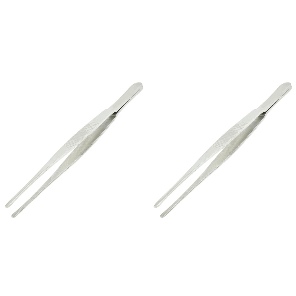 

Y51A-2X 5.5 Inch Long Silver Tone Stainless Steel Round Tip Tweezers