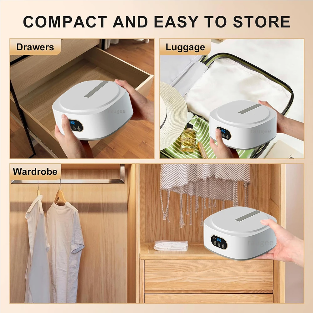 Portable Clothes Dryer Folded Electric Clothing Dryer Multifunctional Intelligent Timed Warm Laundry Dryer with Remote Control image 6