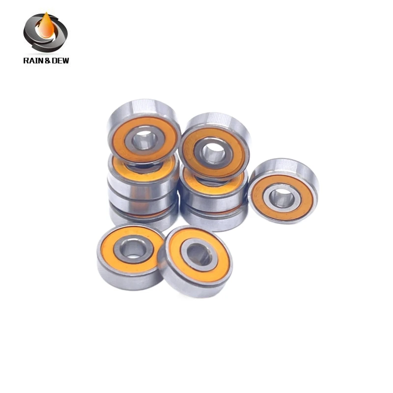 10PCS MR105RS 5X10X4mm Miniature Ball Bearing ABEC-7 608RS 625RS 6700RS 6701RS 6702RS 686RS 688RS MR115RS MR128RS For RC Motor