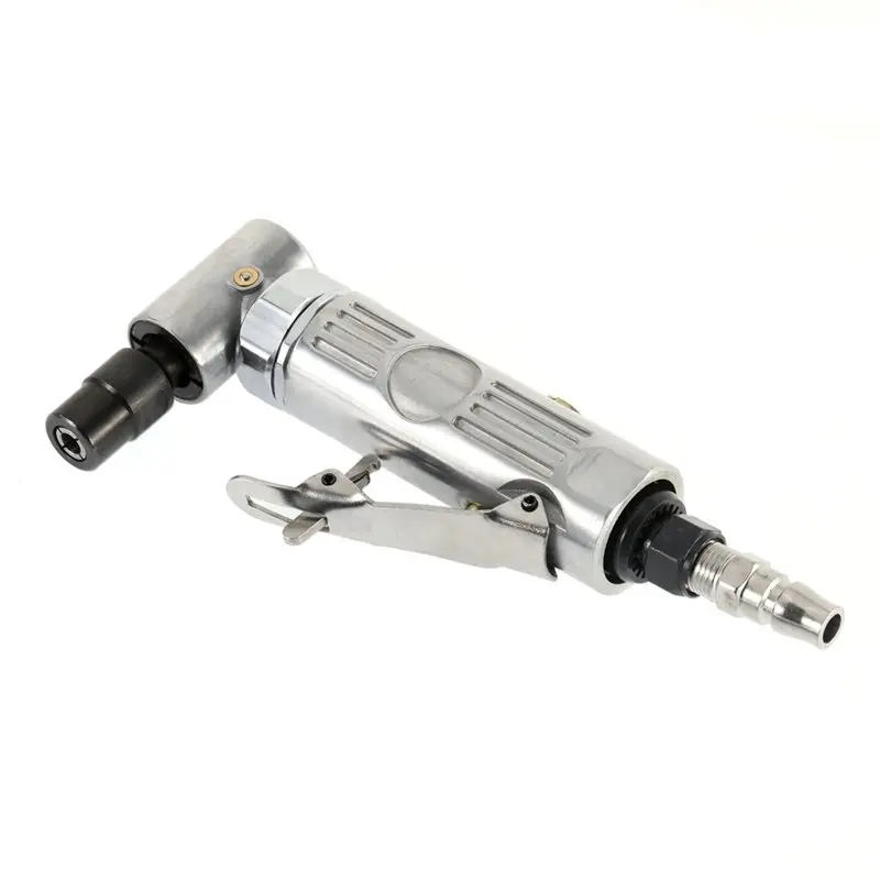 B08B-1/4'' Air Angle Die Grinder Kit 90 Degree Pneumatic Grinding Polisher For Home DIY Projects