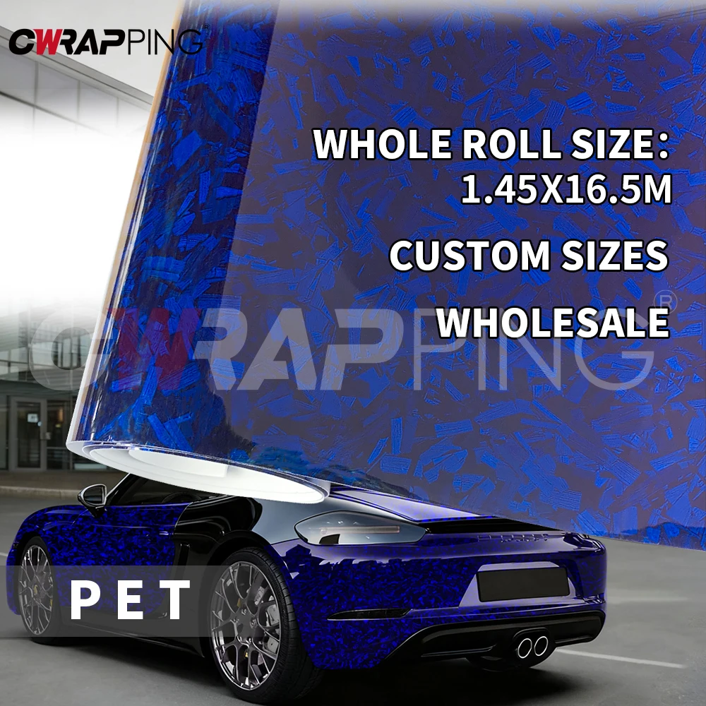 

Carbon Covering Air Release Stickers for Car Wrap Vinyl Auto Styling High Gloss Blue Waterproof Motorcycle Helmet Film Wrapping