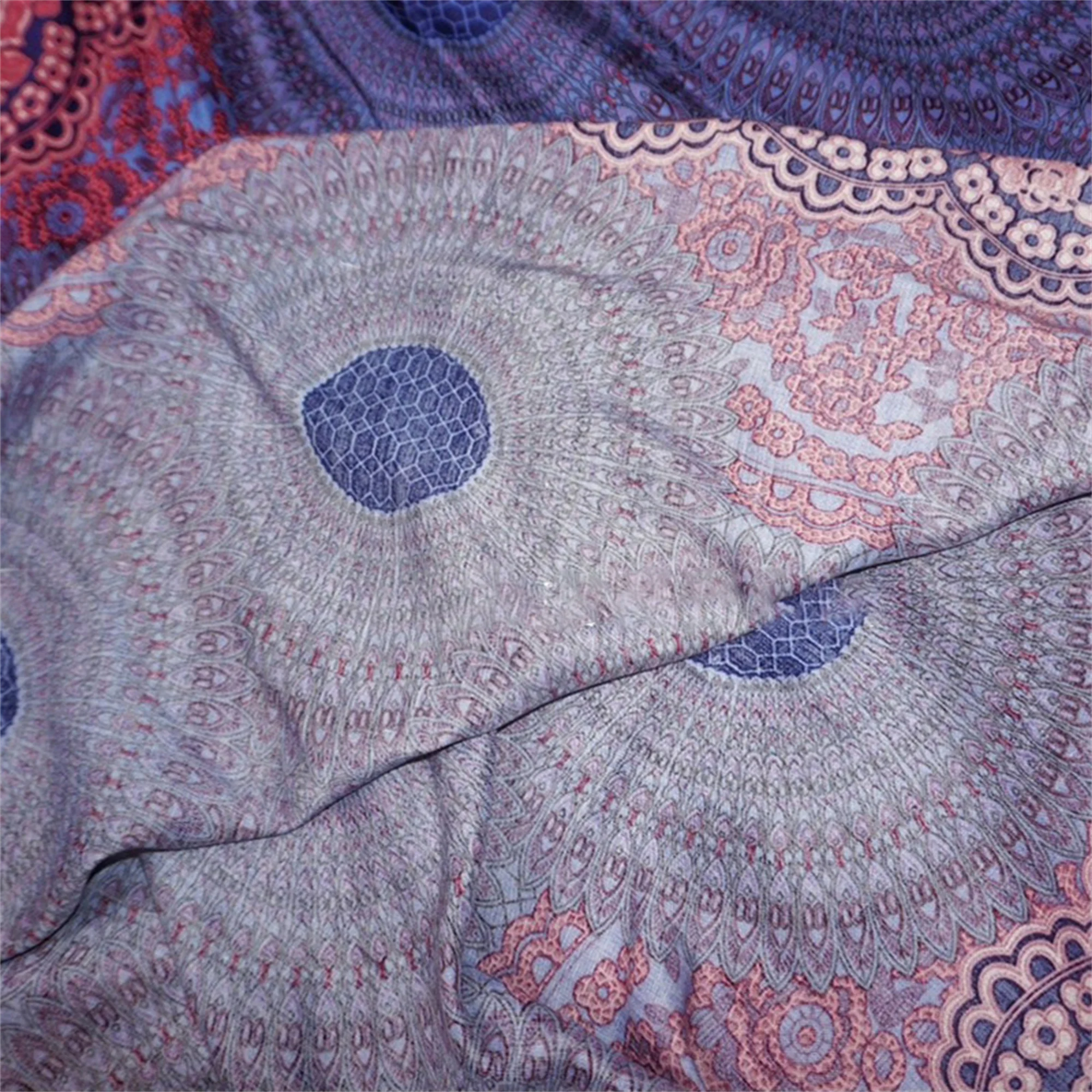 Damen Boho-Kleid aus Rayon, Atmungsaktiv, Weich, Sommerliches Bohemian Langes Kleid, Strandkleidung, Urlaub, Elastische Taille, Bandage-Neckholder, Hippie-Kleid – Detail 2