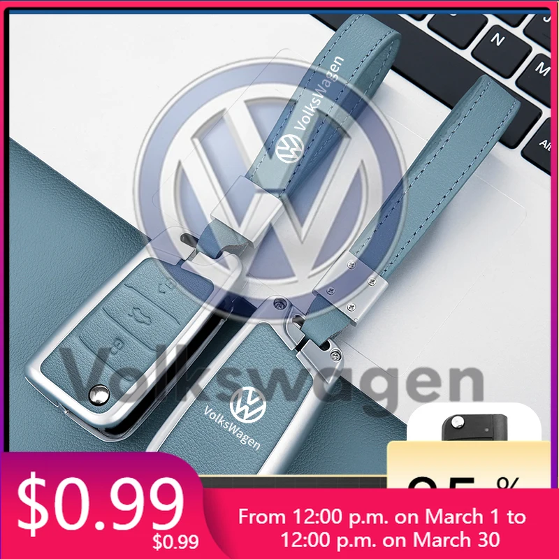 

Чехол для смарт-ключа автомобиля из цинкового сплава для VOLKSWAGEN, подходит для VW Volkswagen Golf 7 MK7, Tiguan MK2, T-roc, T-cros