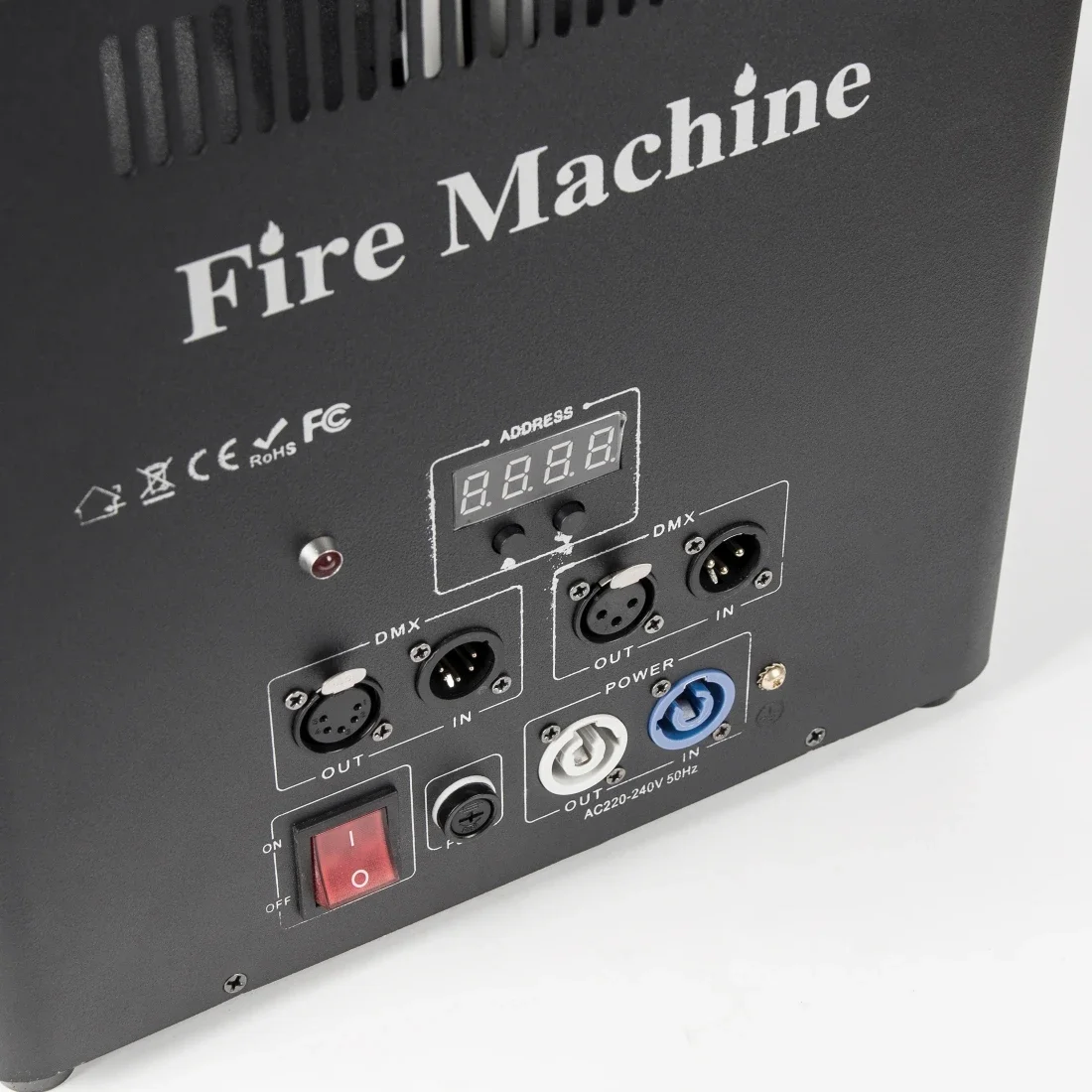 MOKA SFX Stage Triple Flame Projector Dmx Fire Machine Outdoor Dj Jet Flame Machine 5 Dmx Chs High Quality Valve Lcd Display
