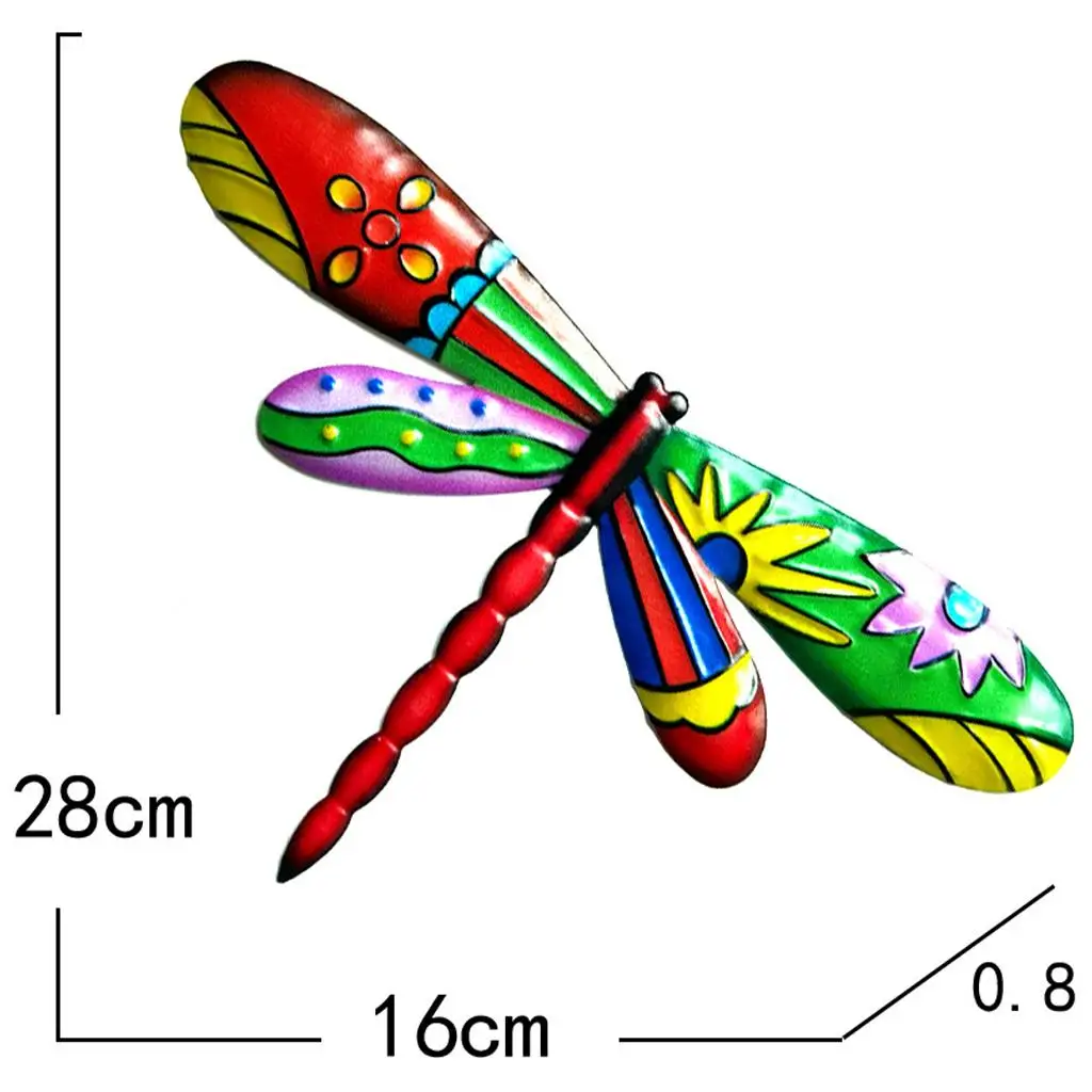

4pcs Dragonfly Realistic Wall Art Ornament Home Wall Art Decor Wall Decoration for Bedroom Garden Living Room