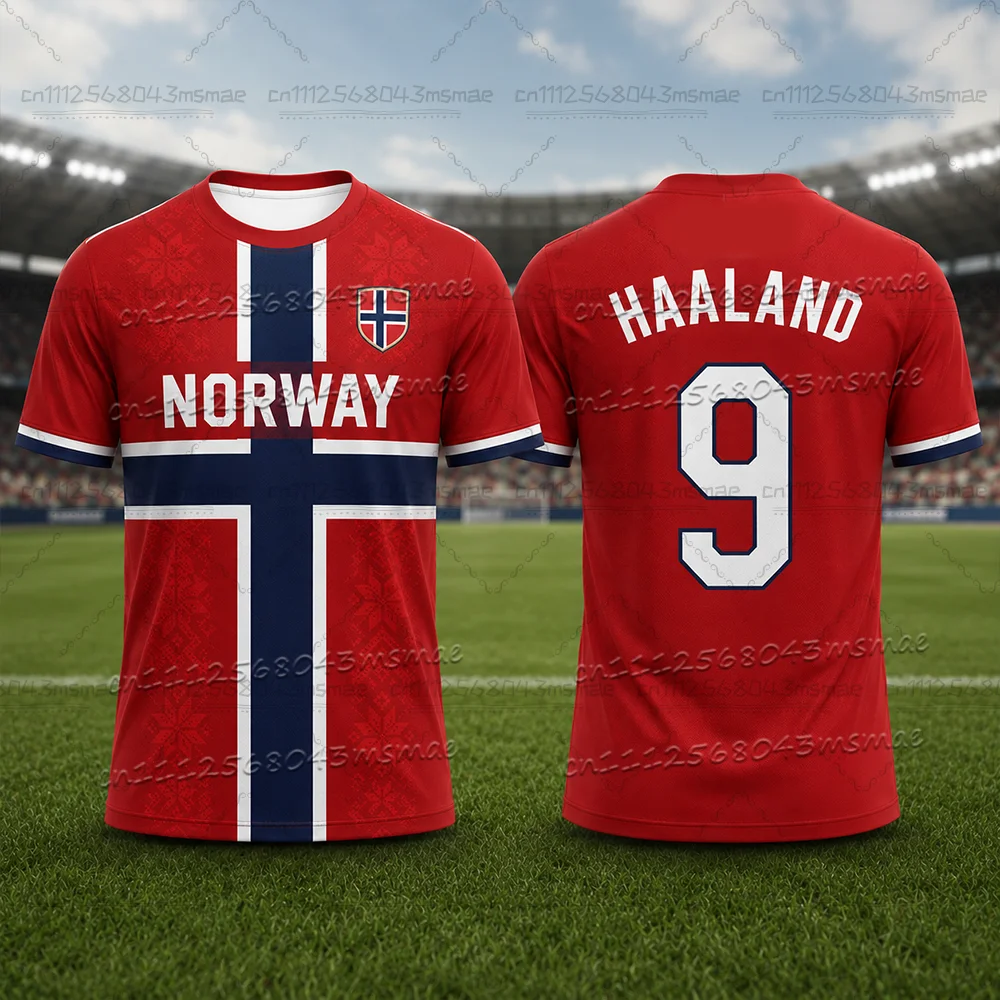 Summer Special Edition Norwegian Football Jersey Personalized Fan Jersey Fan Gift Training Jersey Adult and Children's Top