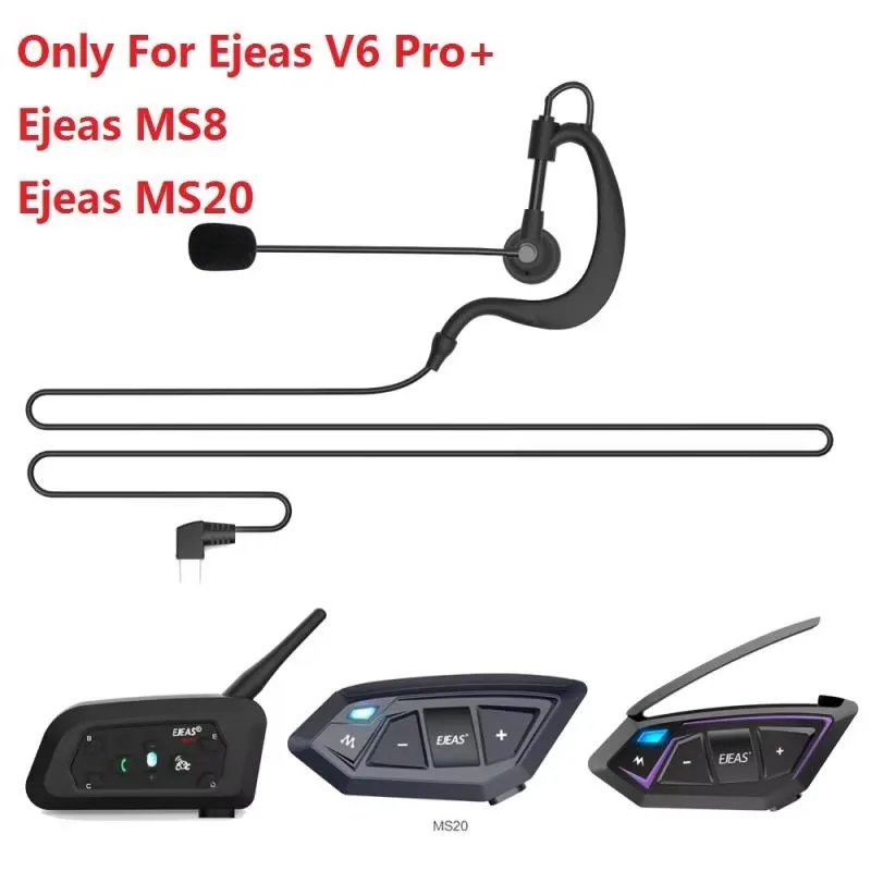 Imagen 6: Auriculares tipo C para EJEAS V4 Plus F6 V7, intercomunicador de árbitro, paquete de brazo de intercomunicación de árbitro