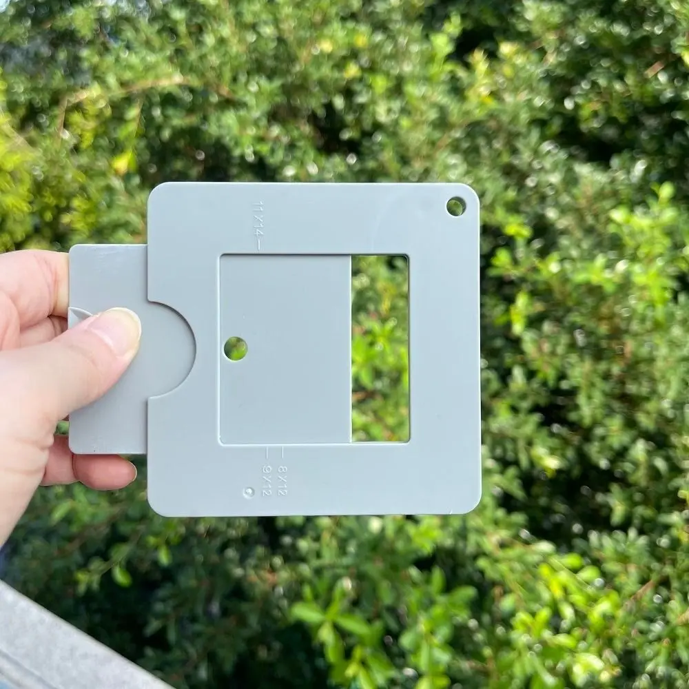 Portable Plastic Artists Viewfinder Drawing Gadget Multifunction View Catcher Aid Artists Composition Tools Split View