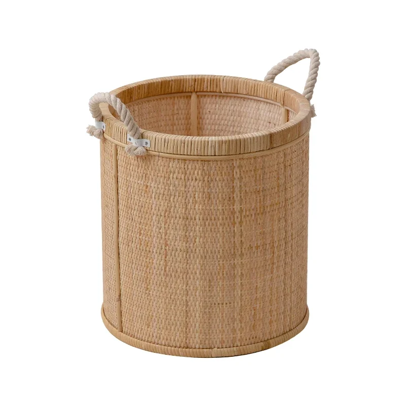 

rattan dirty clothes basket household storage basket dirty clothes bathroom bedroom dirty clothes rattan small lau