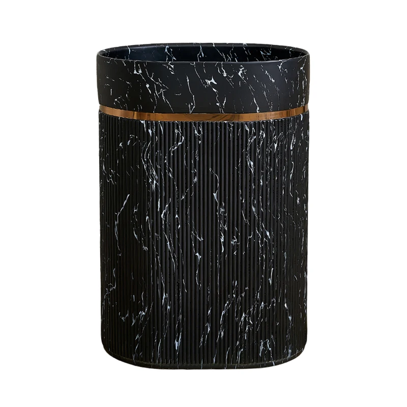 

Modern simple column wash basin artificial stone high-end vertical striped hotel wash basin