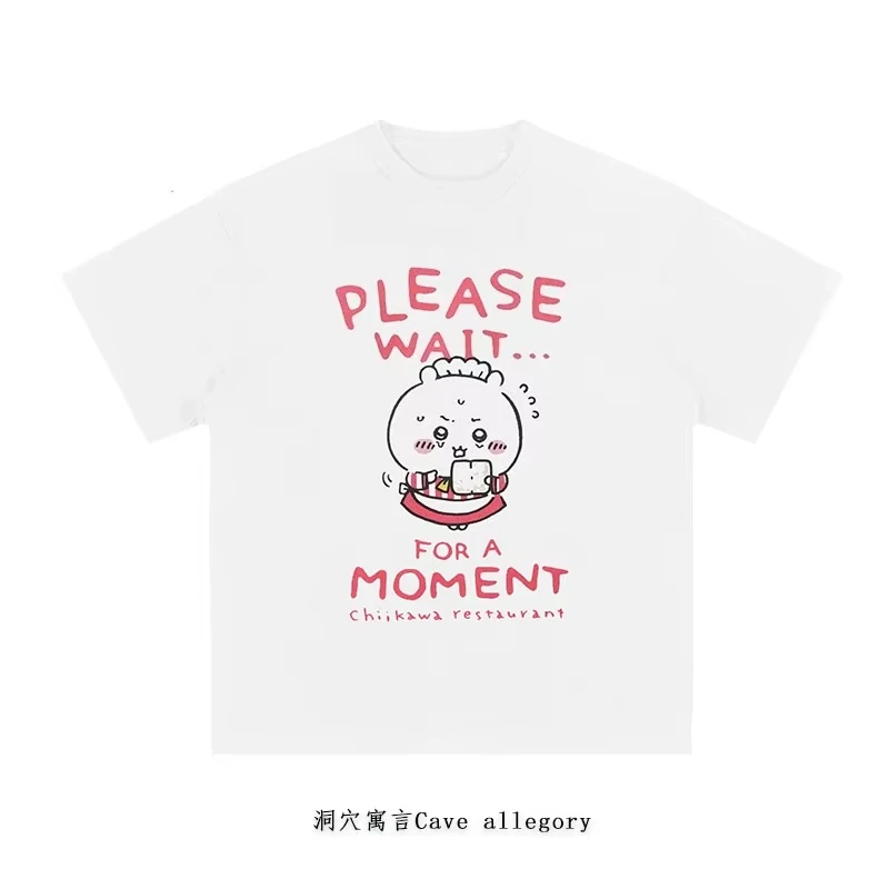 2026 Chiikawa Summer Parent Child Pure Cotton T-shirt Comfortable, Breathable, High Quality Ins Y2k