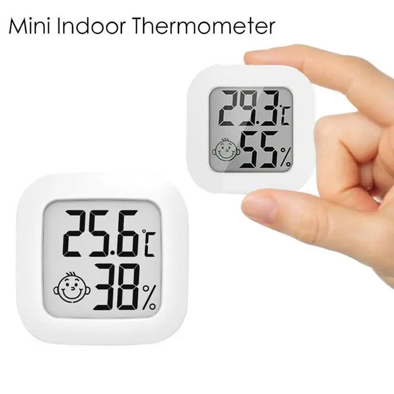 Digital Thermometer Hygrometer Thermo-Hygrometer Humidity Temperature Meter Indoor Mini LCD Temperatur