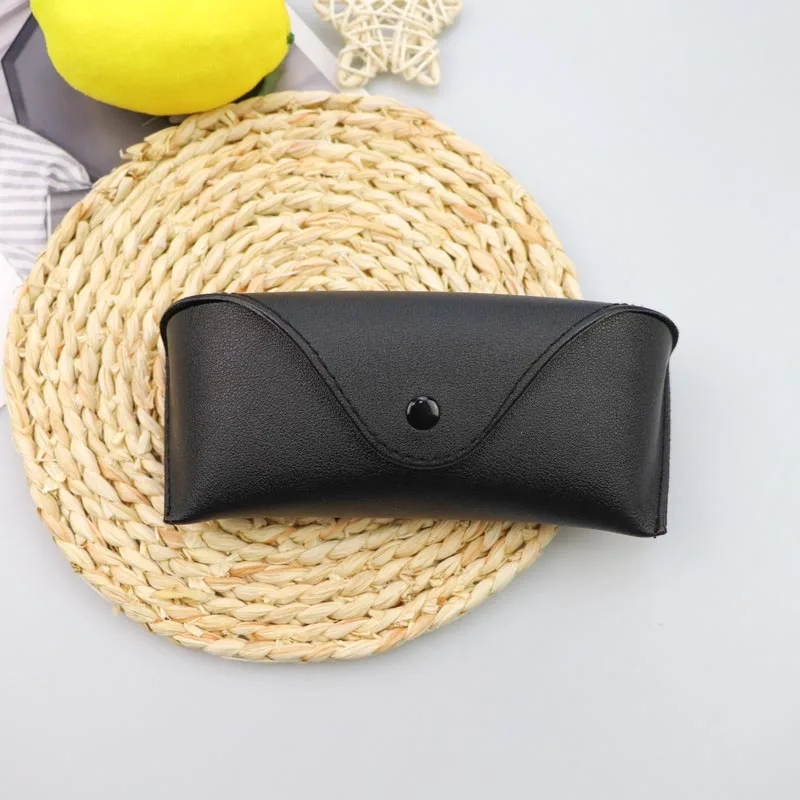 Leather sun glasses case Pink Black sunglasses bags  eyewear cases for women fashion eyeglasses cases 17*7*5cm