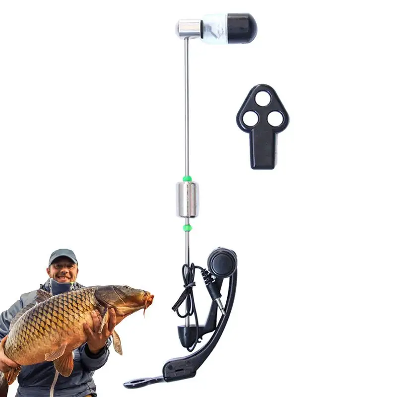 Fishing Rod Bite Bait Alarm Portable Fishing Alarm Fish Bait Alarm Bite Bait Alarm ABS Headlight For Professional Anglersfishing