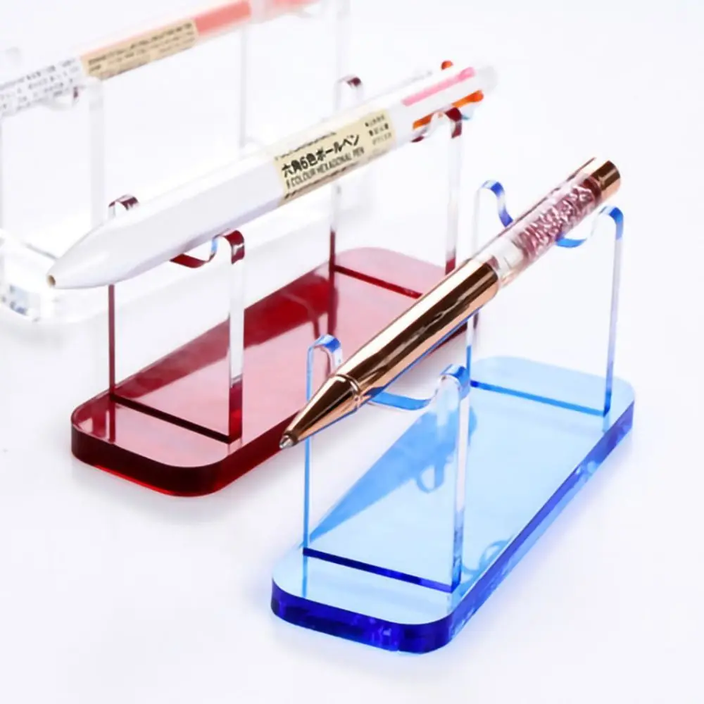 Durable Acrylic Pen Display Stand Transparent Multifunctional Makeup Brush Rack Writing brush holder