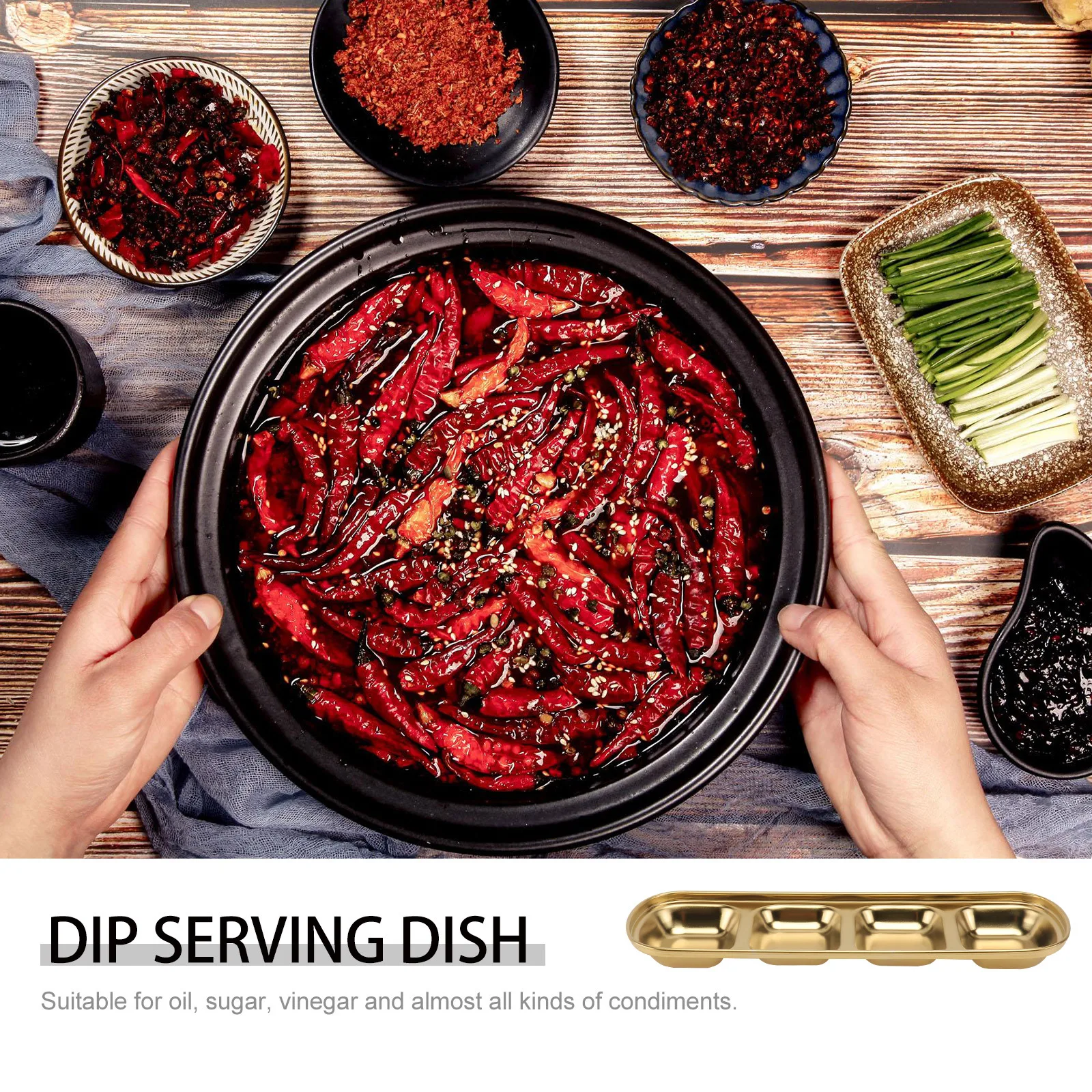 

Stainless Steel Condiment Dish Food-Grade Sauce Plate For Home Restaurant Use Dipping Saucer Seasoning Container Kitchen Barware