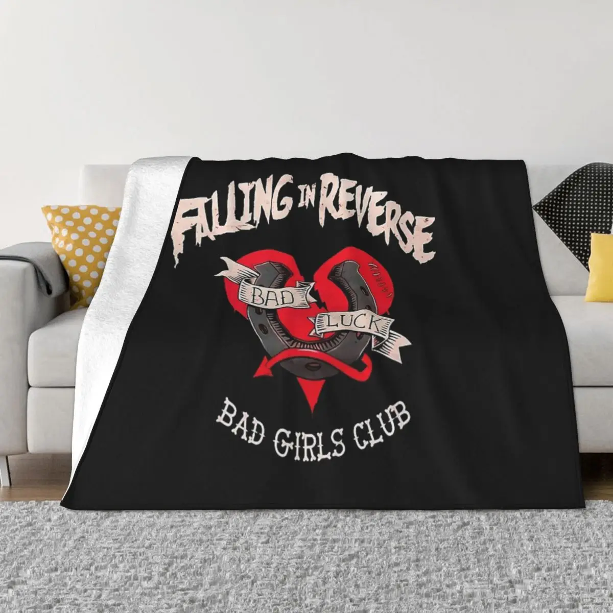 Falling In Reverse Watch The World Burn Four Seasons Universal Blanket Travel Can Be Covered Halloween Gifts