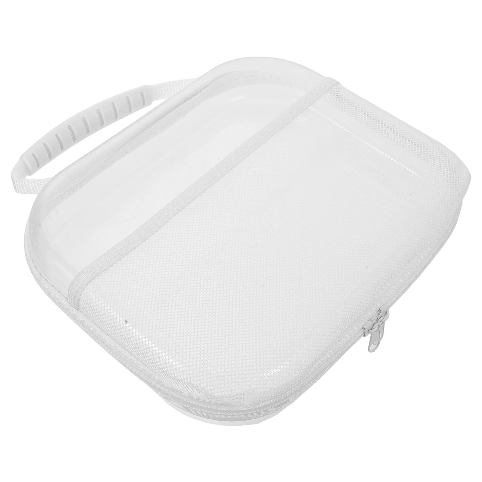 

Travel Toiletry Bag Clear Hard Shell Zipper Case For Makeup Cosmetics Skincare Organizing Vacation Essentials Transparent