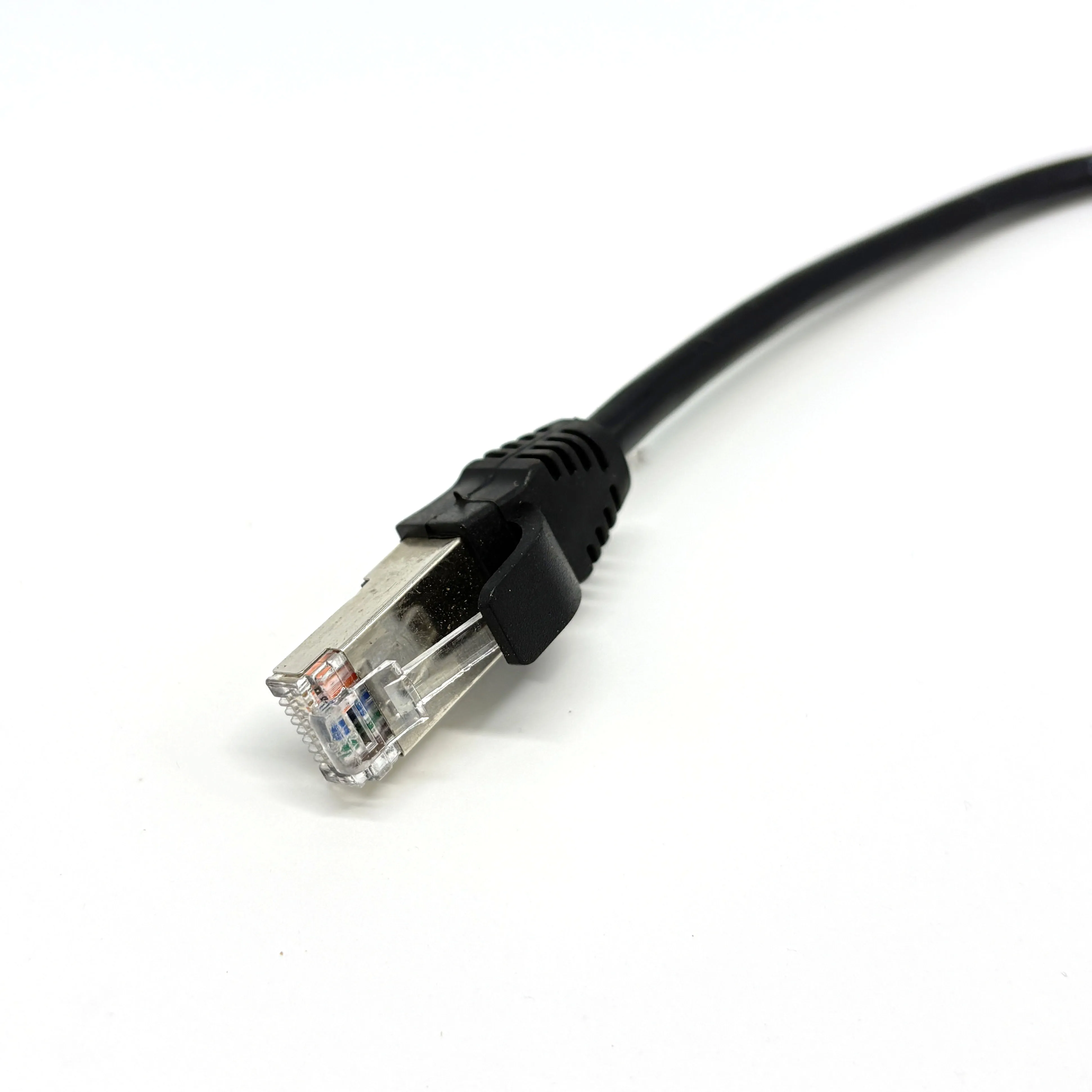 1PCS RJ45 Cable Male To Female 100M Speed Cat5 Screw Panel Mount Ethernet LAN Network Extension Cable   0.3m 0.5m 0.6m 1m