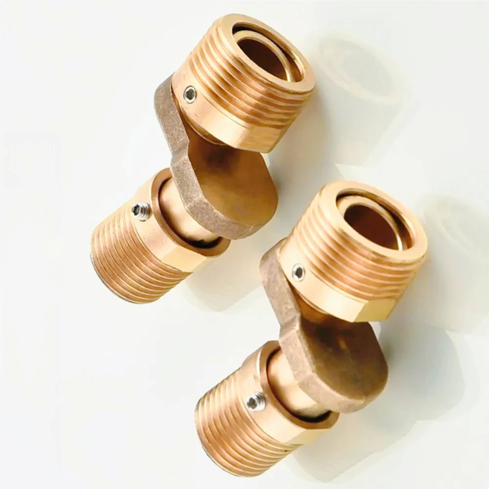 

1pcs Copper Angled Curved Foot Angle Adjustment Wall Mounted Eccentric Screw Corner Thickened Shower Faucet Adapter