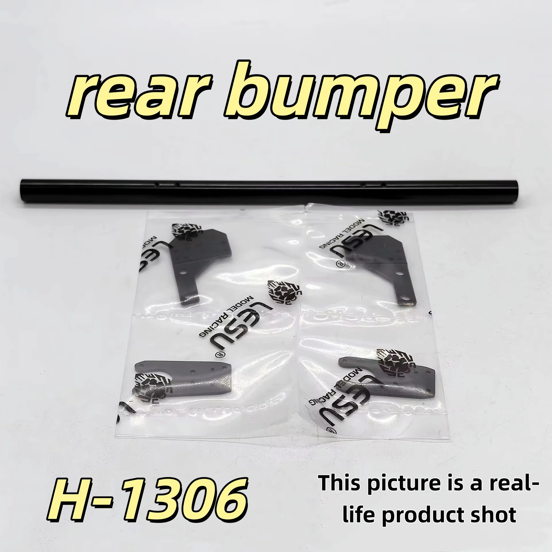 

RC LESU 1/14 Truck Rear Bumper Universal Accessories H-1306 For Tamiya 1/14 Rc Tractor Truck for 770S TGX FH16 ACTROS Part 1 set