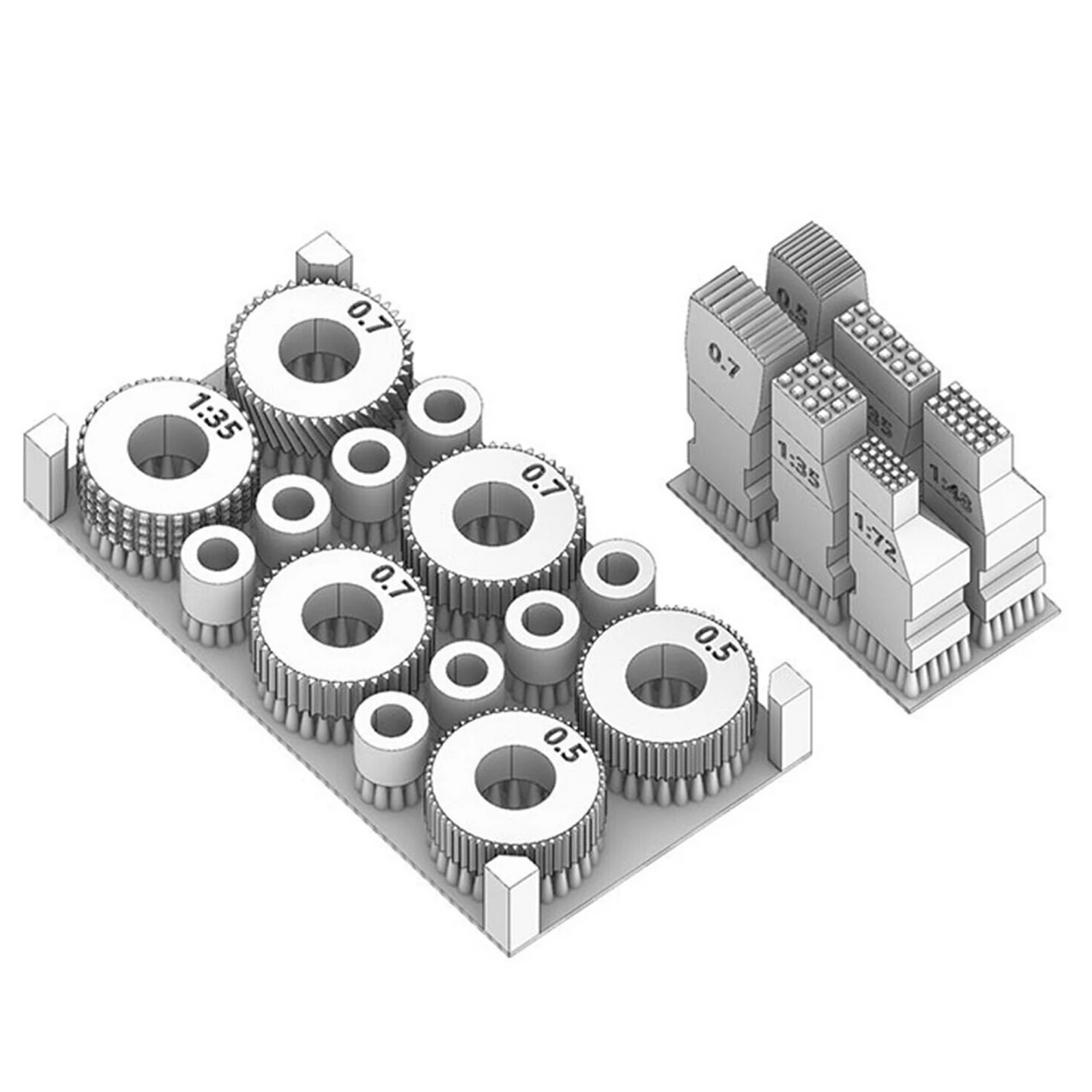 Strumento Anti-magnetico in plastica di alta qualità per Zimmerit Coat 1/35 1/48 1/72 accessori modello carro da guerra