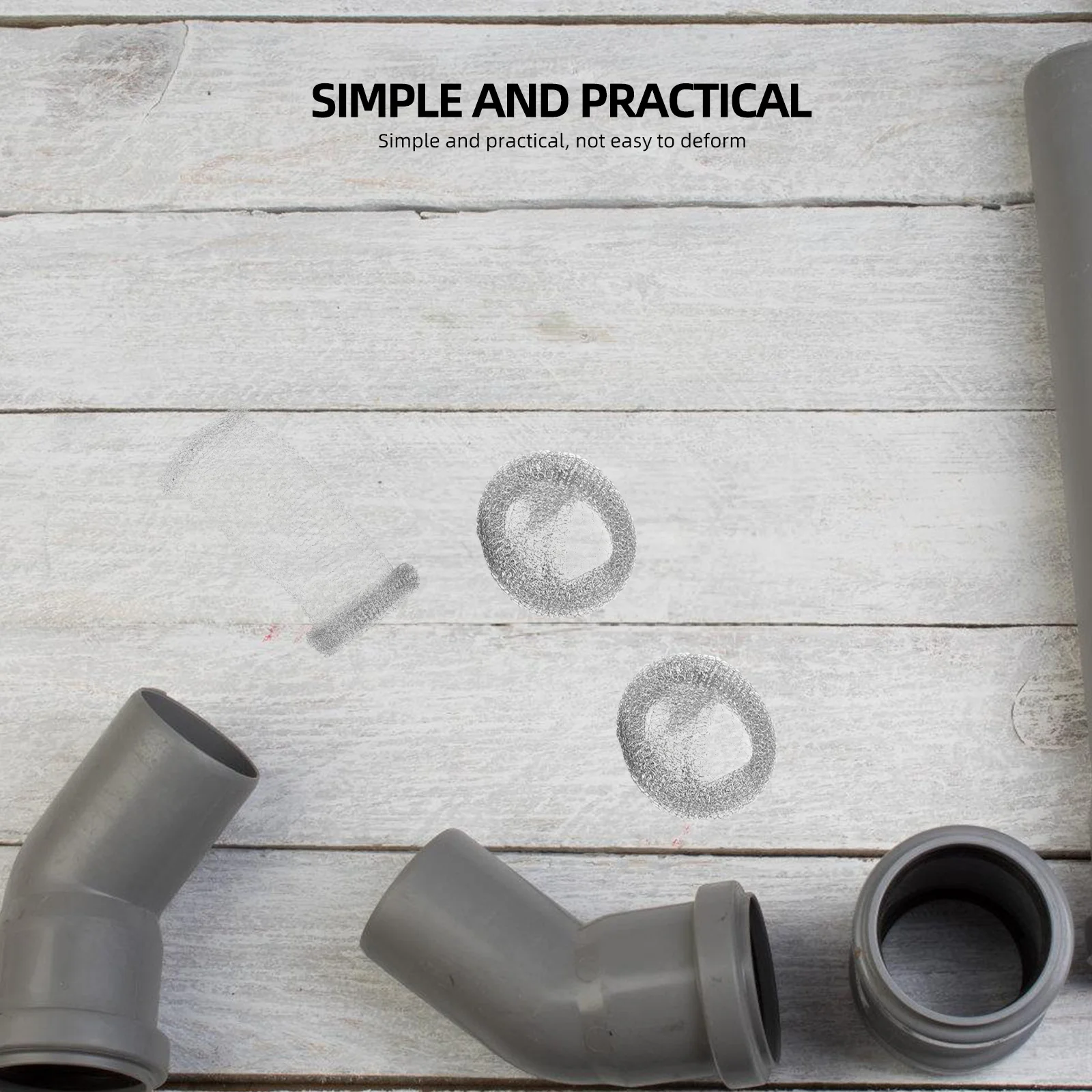 

10Pcs Stainless Steel Washing Machine Lint Traps Easy Install Drain Hose Filter Washer Lint Catcher for Hose Washer Drain Filter