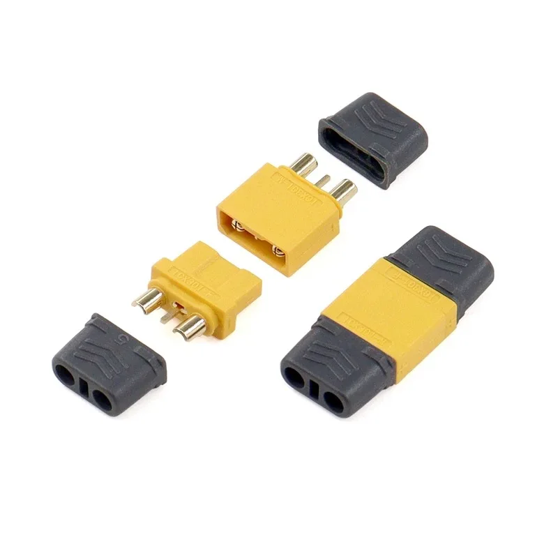 2/5/10 قطعة XT30U ذكر أنثى التوصيل مع إشارة دبوس ICX301 ل RC طائرة نموذجية قوة البطارية شحن واجهة موصل #6