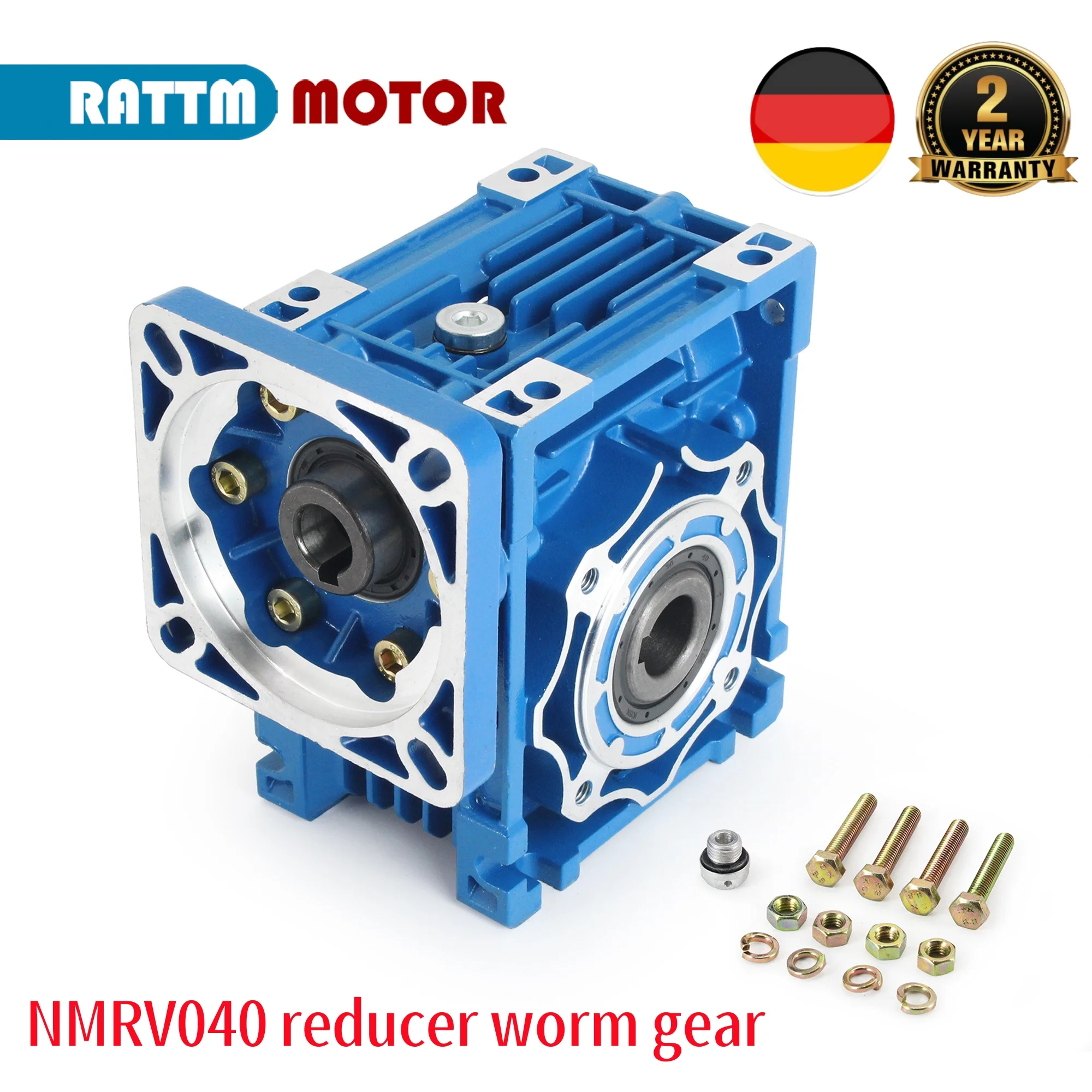 [Stock UE] Rapporto riduttore riduttore riduttore riduttore riduttore a coppia elevata NMRV040 5:1 10:1 30:1 40:1 Per motore passo-passo CNC NEMA34