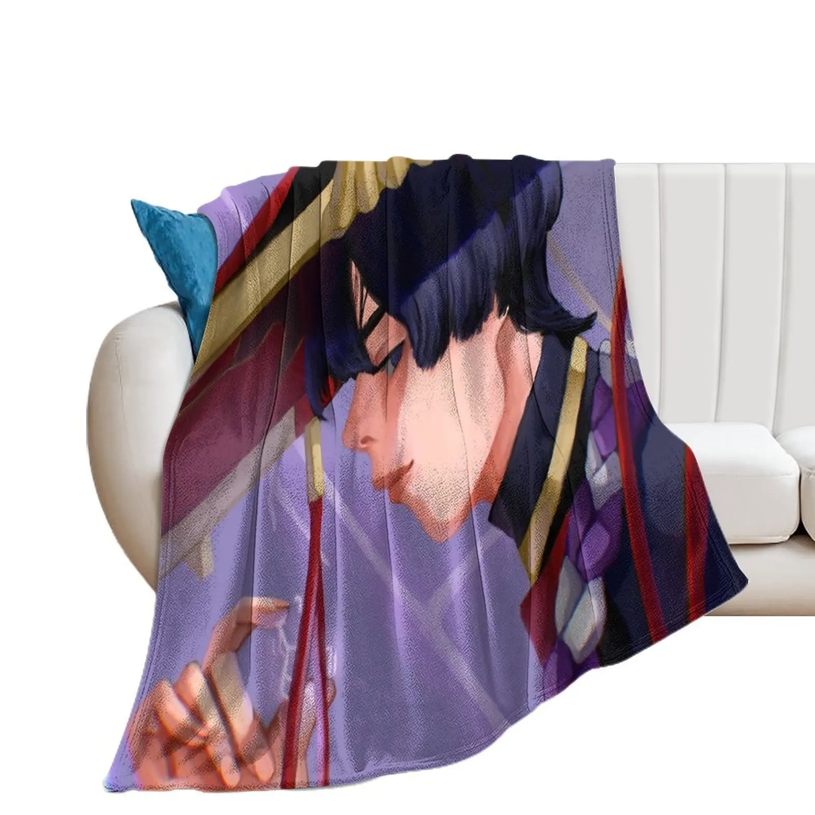 Scaramouche Throw Blanket manga Shaggy Soft Plush Plaid Luxury Brand Blankets