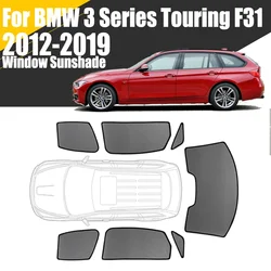 Custom Magnetic Car Window Sunshade For BMW 3 Series Touring F31 2012-2019 Wagon Curtain Mesh Front Windshield Frame Curtain
