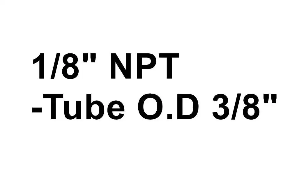 1/8" 1/4" 3/8" 1/2" NPT Male x Fit Tube O.D 3/16" Compression Union Brass Pipe Fitting Connectors 229 PSI