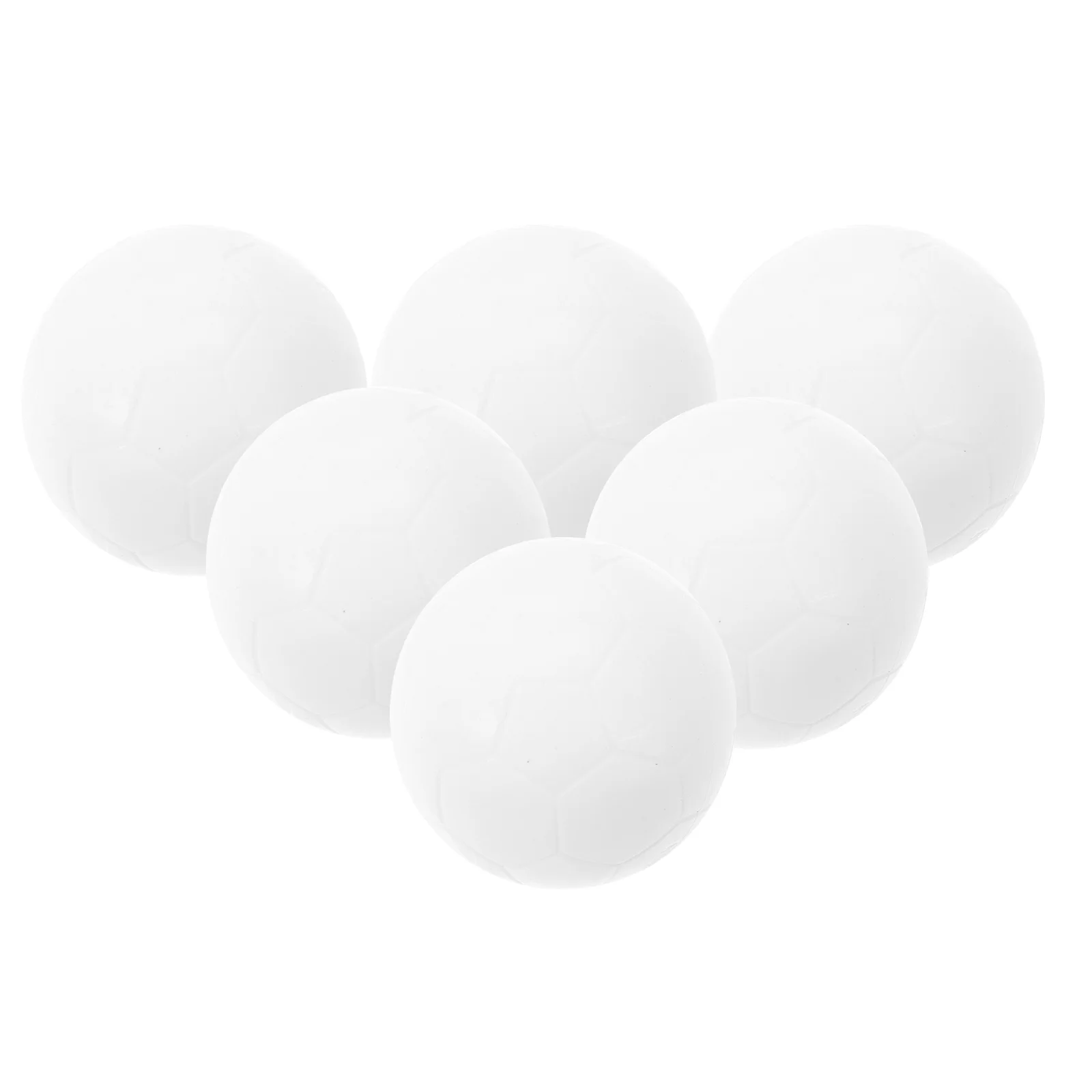 6 pçs bolas de mesa de pebolim jogo de mesa pequenas bolas de futebol substituição mini peças de futebol peças de reposição de mesa de pebolim