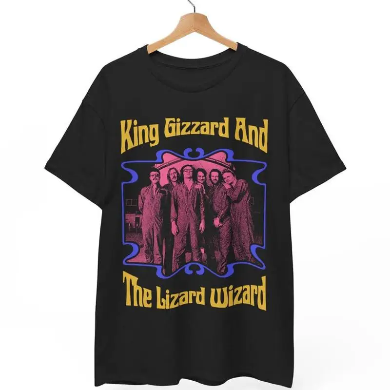 King Gizzard And The Lizard Wizard Fanart Psychedelic Rock Stoner Lofi T-Shirt