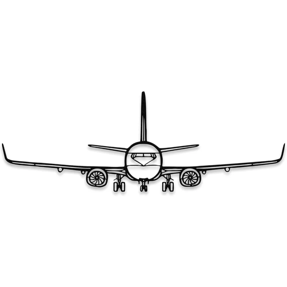 

Airplane Metal Wall Art–Minimalist Aviation Wall Decor for Home,Office,or Pilot Gifts–Durable Airplane Wall Art Decor