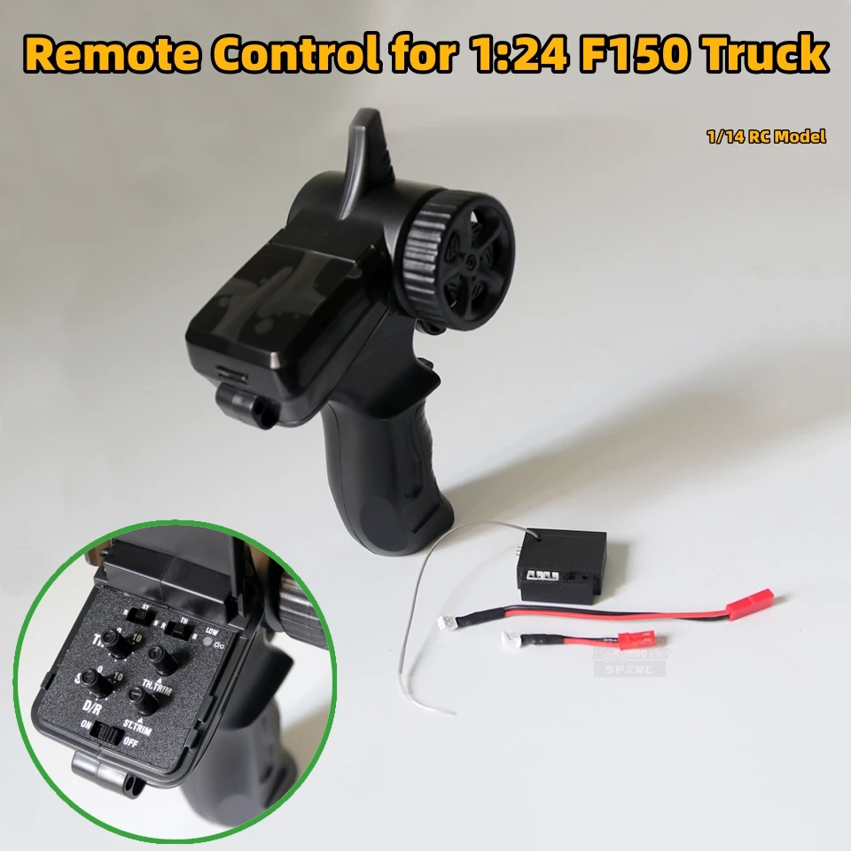 

Remote Control 2CH Upgrade JDM-139- F For 1:24 F150 Pickup Trucks Off-Road Car Romote Control DIY Toy Parts