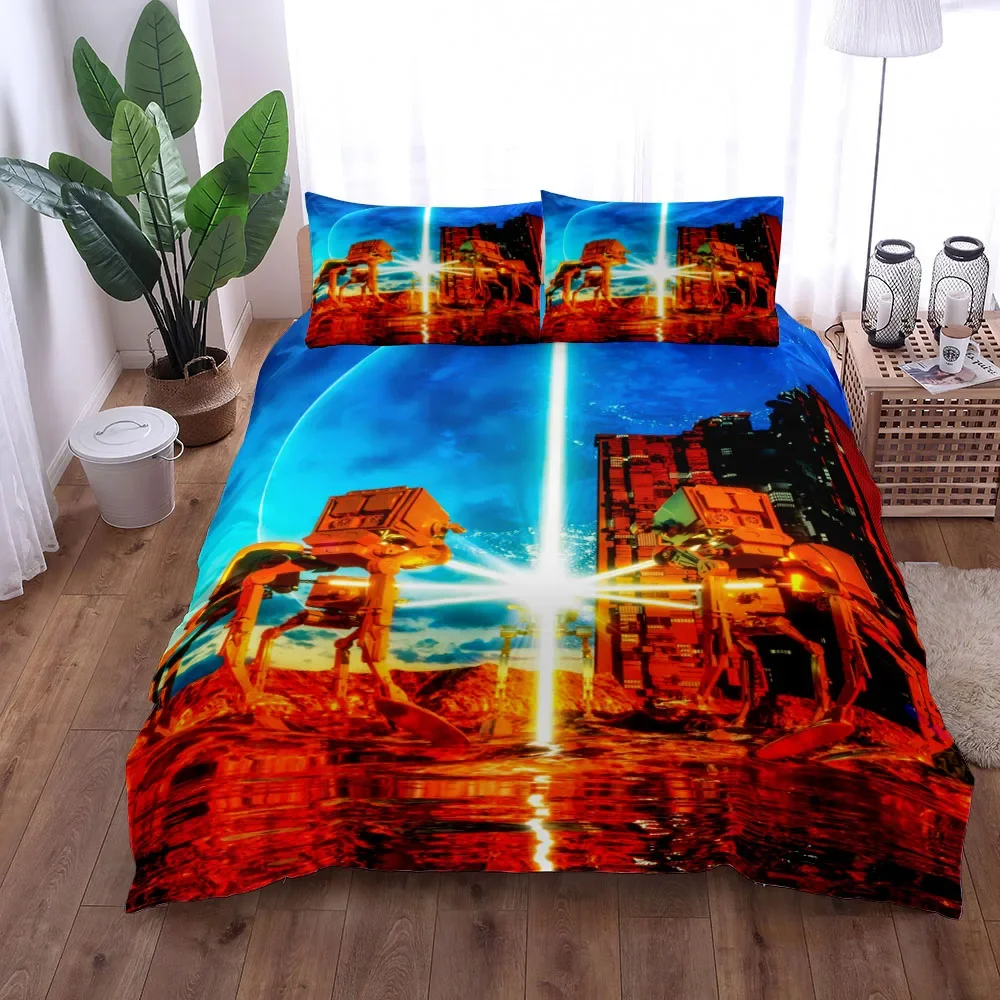 Energy Extraction Duvet Cover Set King Queen Double Full Twin Single Size Bed Linen Set