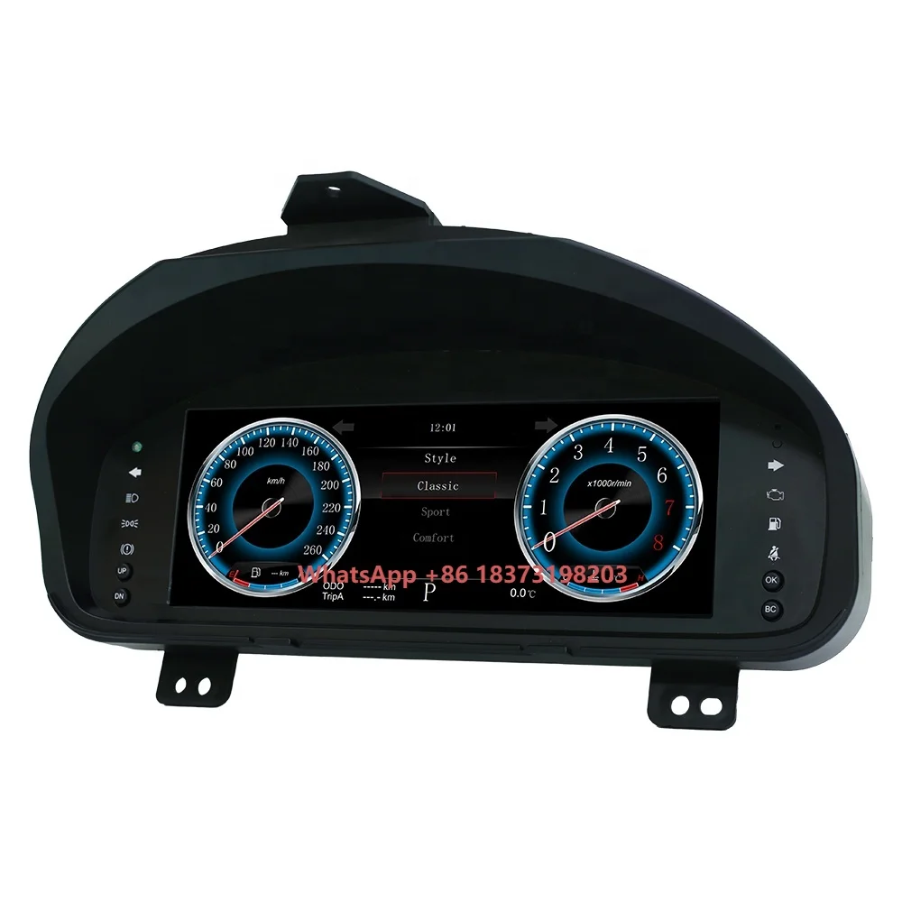 NaviHua New LCD Dashboard Screen Automotive Car Digital Cluster Auto Speedometer Virtual Cockpit for Honda Accord 2003 2007