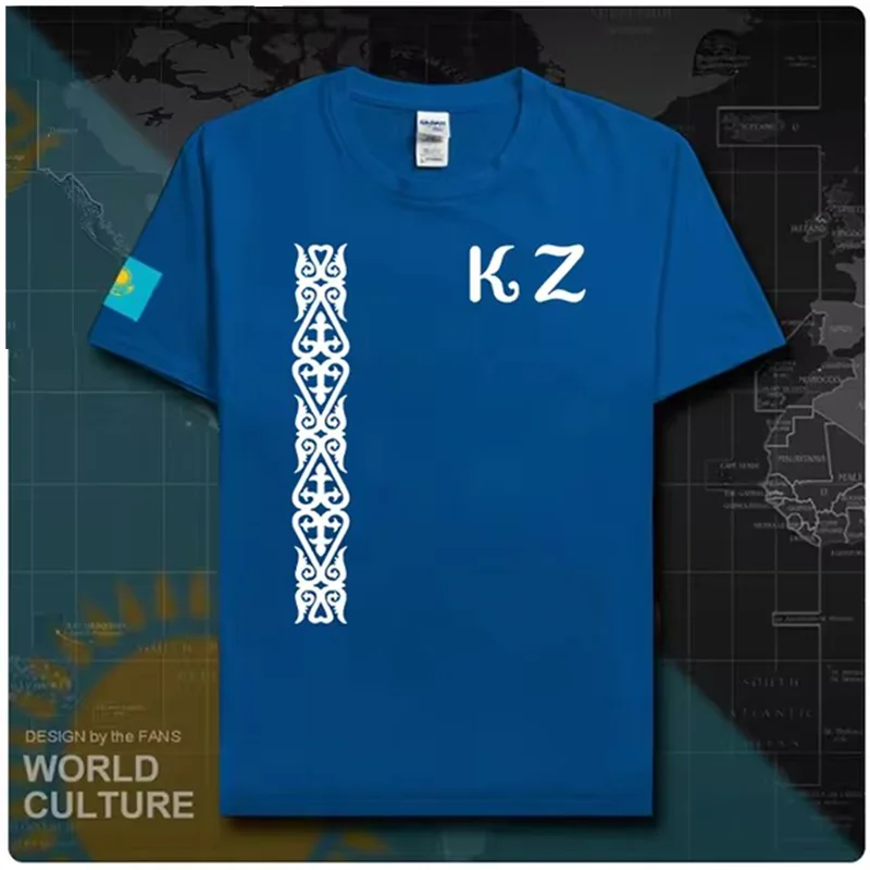 Kazakhstan KAM Kazakh T-shirt Male KAZAKH Special Ethnic Kazakhstan Clothing Summer Cotton Casual T Shirt Men Fashion Tee Shirt