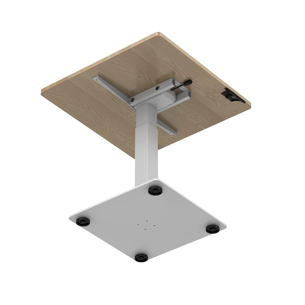 جديد بمحركات ثلاثة أقسام ساحة الوقوف محرك واحد الكهربائية الذكية الدائمة مكتب قابل للتعديل الإطار مكتب الوقوف #3