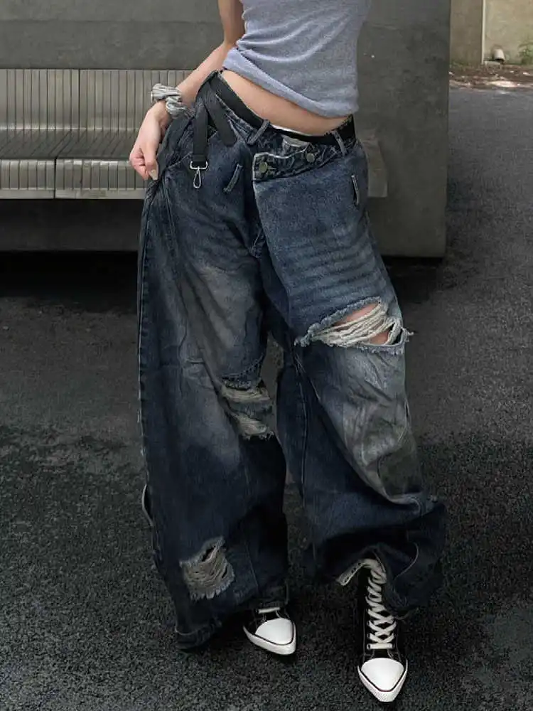パンツ 00s Japanese Grunge Y2K Aesthetic Denim S13c93722fb694a76b6a37caee5b16